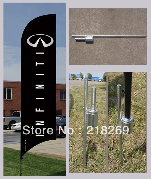 

Outdoor Flag Banners Stand, Beach Flag, Flying Flag Stand