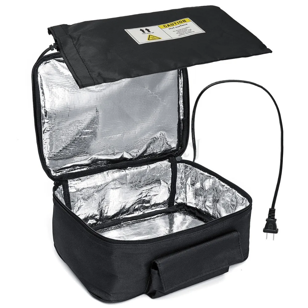 Быстрый нагрев 220 В мини квадратная Личная Портативная сумка для обеденной печи мгновенный нагреватель грелка электрическая печь PE сплав нагревательный Ланч-бокс