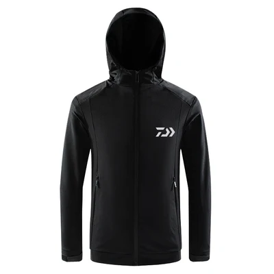 

2019 DAIWA NEW Long sleeve summer DAIWAS Anti mosquito Sunscreen clothes Quick dry Breathable Anti-UV Hooded DAWA Free shipping