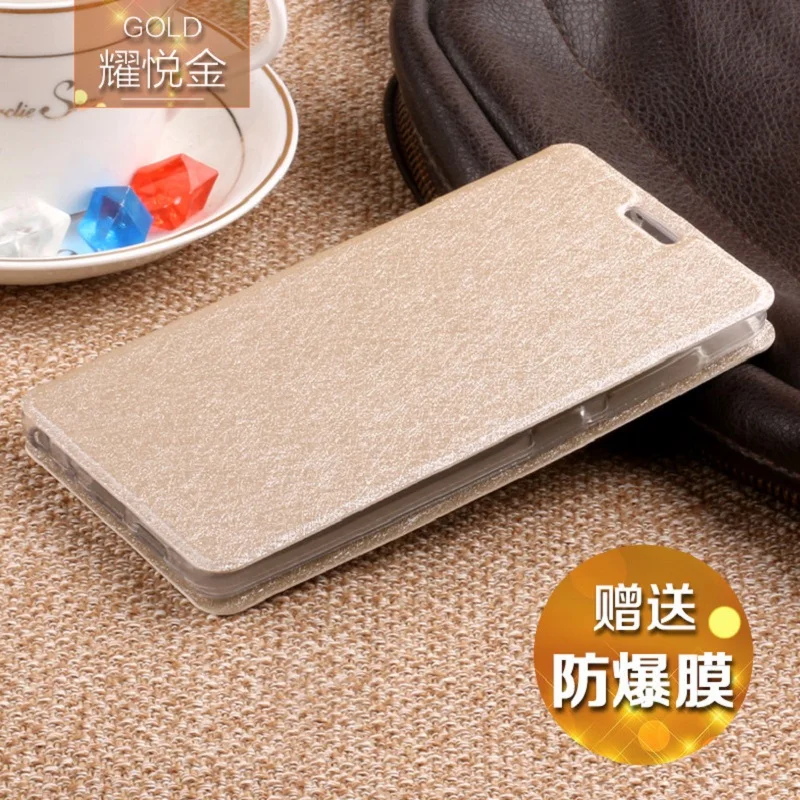 NOSINP For Xiaomi Redmi Note 4X 4 X case Leather Flip silicone protective holster for 5