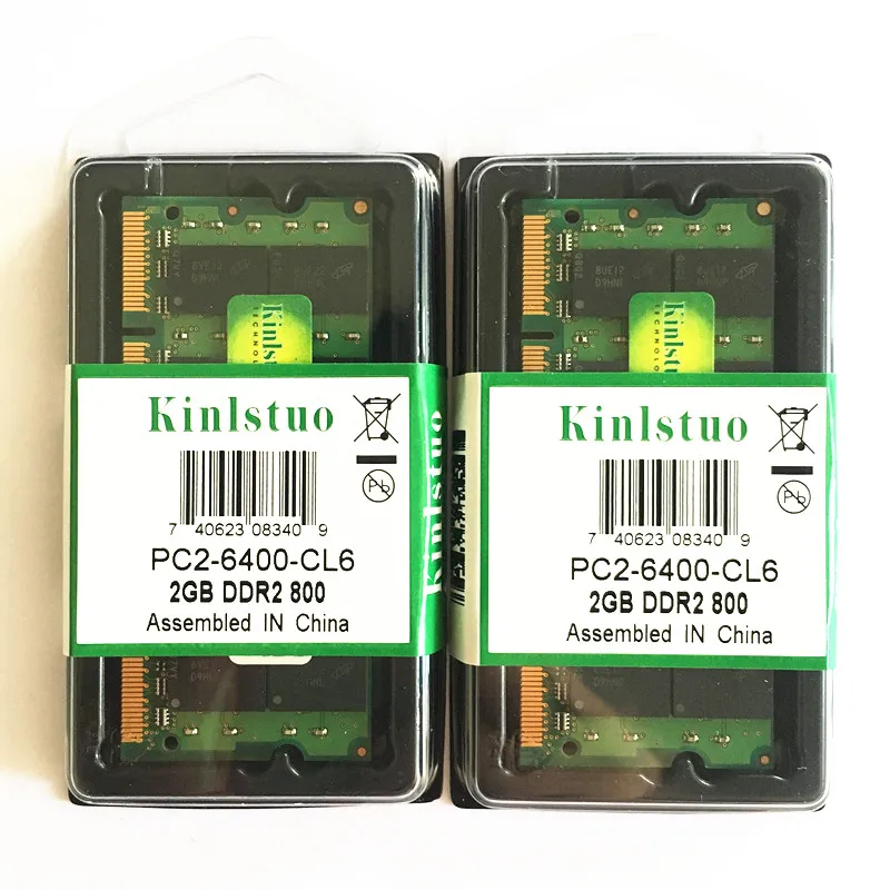 Kinlstuo Новая Rams DDR2 2 ГБ 1 ГБ PC-6400 800 МГц память ddr2 2 ГБ 1 ГБ pc 5300 667 МГц sodimm ноутбук rams полная совместимость