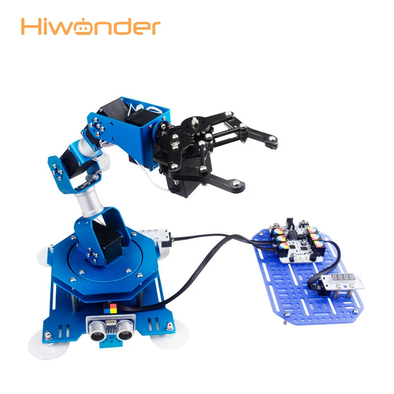 

Hiwonder Industrial 6 DOF Robot Arduino Scratch Servo Arm xArm Parameter Feedback Remote Control Parts Robot Toys for Children
