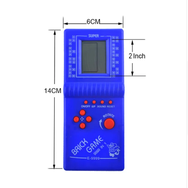 Детская Ретро Классическая тетрис портативная игровая консоль 2,7 ''ЖК-видео игровая игрушка Карманная игровая консоль детские развивающие игрушки