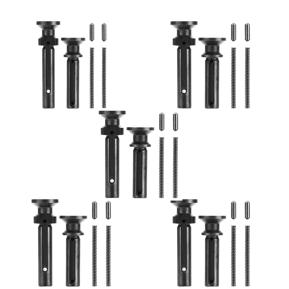 Magorui 5x set Mil-Spec. 223/5. 56. 308/7. 62 Extended Take Down Pivot Pins w/Detent and Spring