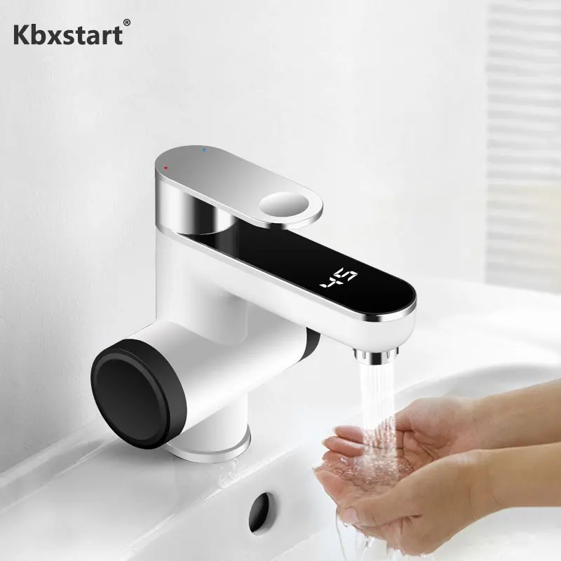 Kbxstart Calentador De Agua Electrico 220 в мини-подогреватель для воды кран Электрический кран для холодной и горячей воды выбрать протектор утечки ЕС вилка