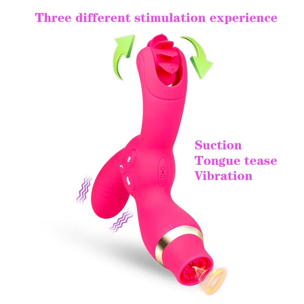 Tongue Vibrator Female Orgasm lick Rotation Dildo Vibrator Clitoris Stimulate Erotic Sex Toys For Woman G-spot Sex Adult Product (15)