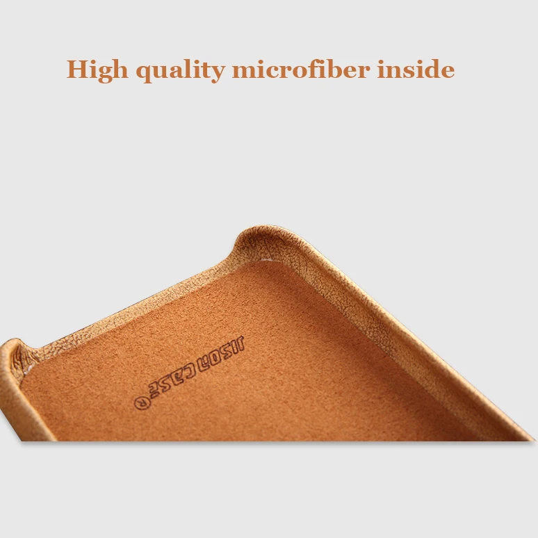 Jisoncase Чехол для телефона из микрофибры для iPhone X XS с замшевой подкладкой PC Защитная задняя крышка ультратонкий 5," полуобернутый чехол s Новинка