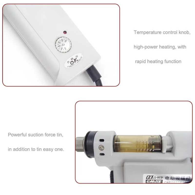 1pc 220v 100w Adjustable Temperature Electric Soldering Irons Hot Air Gun Soldering Tool Kit S-995A 1pc 220v 100w Adjustable Temperature Electric Soldering Irons Hot Air Gun Soldering Tool Kit S-995A