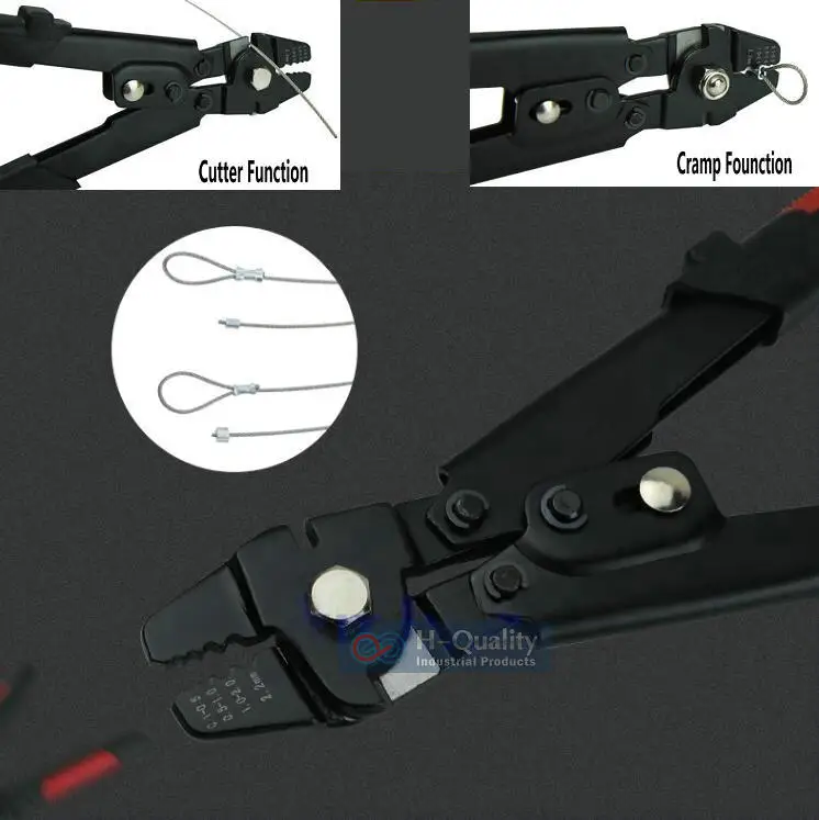 HQ CT01 наконечники обжимной инструмент зажим инструмент+ Стальной Трос резак для 0,1-2,2 мм трос и все типы наконечников