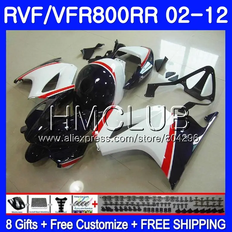 

Interceptor For HONDA VFR800RR 02 03 04 05 06 07 Dark blue !! 79HM.4 VFR800 RR VFR 800RR 2002 2003 2004 2005 2006 2007 Fairings