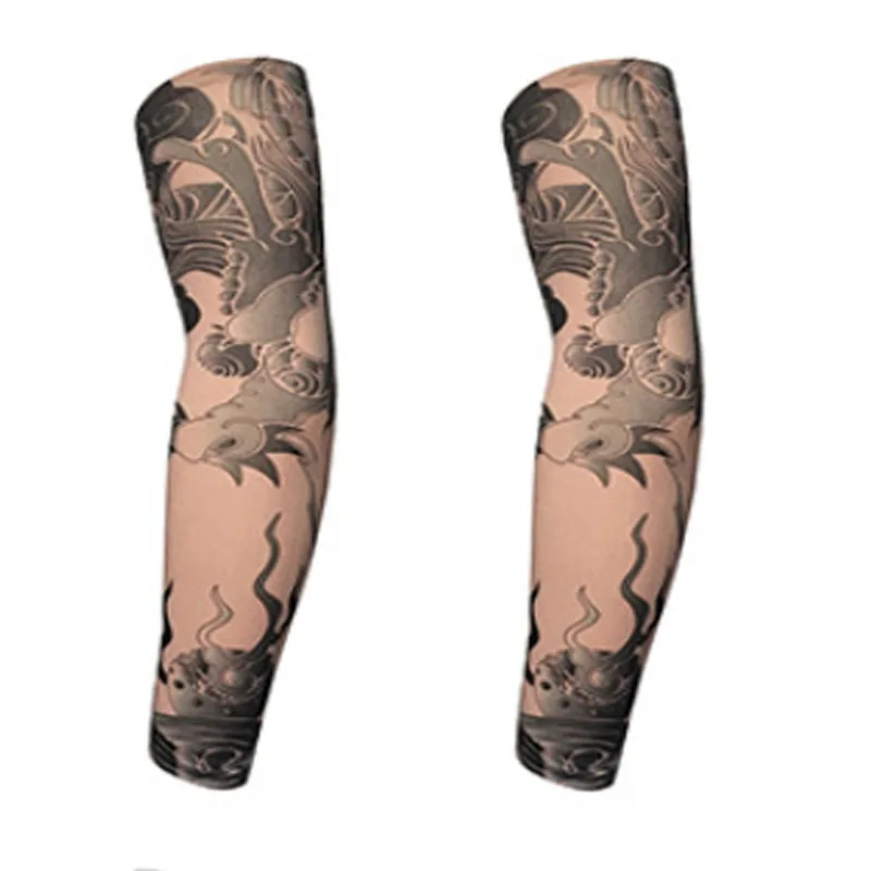 

Outdoor sleeves for riding tattoos printed sunscreen sleeves for riding outdoor sunscreen sleeves personality fashion sleeves