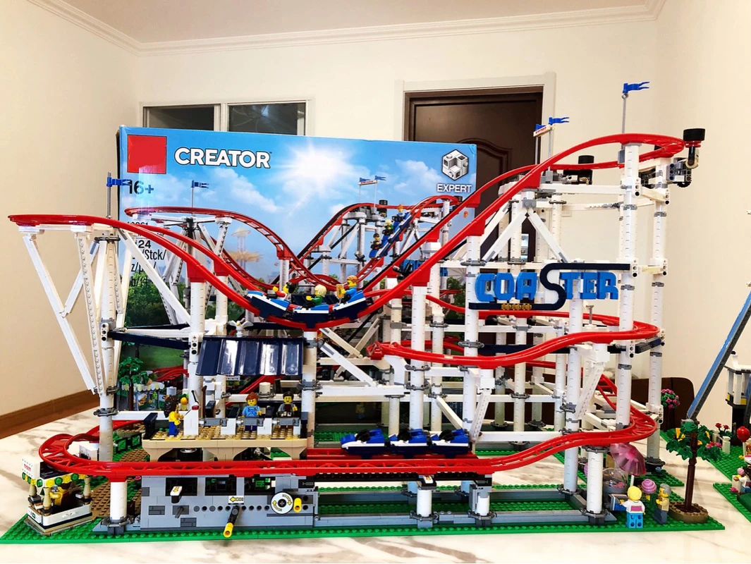 

Roller Coaster Building Kit StreetView Creator Building Blocks Toys for Children Compatible with Legoings