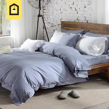 

brand 100% cotton duvet cover set without comforter quality brief bed set 4pcs spring autumn home wholesale free shipping