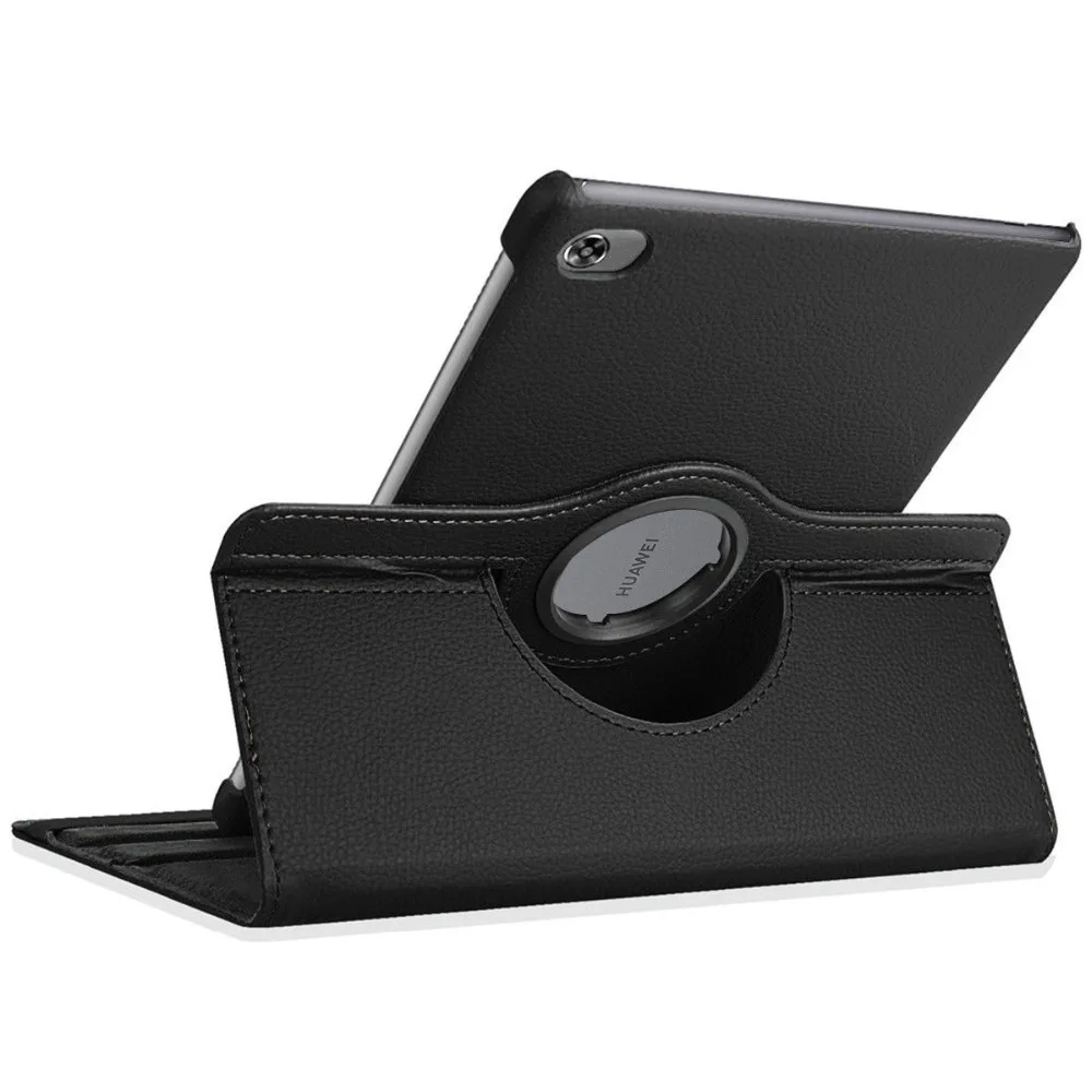Hot 360 Rotating Case For Huawei Mediapad M5 Lite 10 BAH2-W19/L09/W09 10.1 Tablet Stand Cover For Huawei M5 lite Case+ Film+Pen