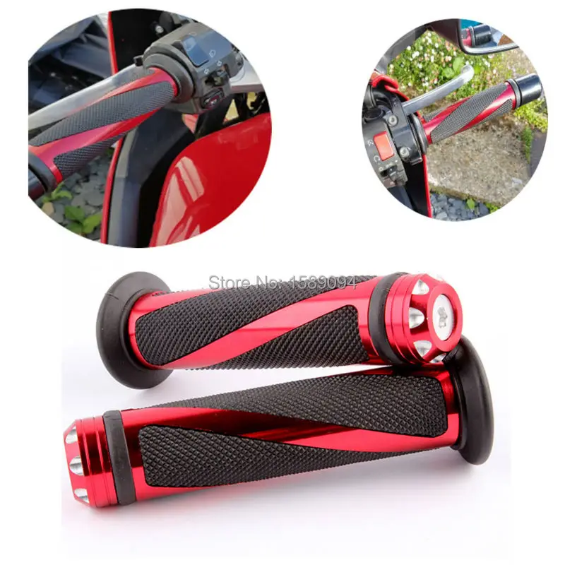 Мотоциклетные алюминиевые Рули 7/8 дюйма 22 мм для Kawasaki Ninja EX ZX ZZR KX KLR SXR Suzuki GSXR CRF Yamaha