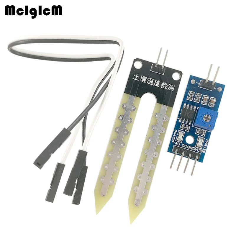 

MCIGICM Soil Hygrometer Humidity Detection Module Moisture Water Sensor Soil moisture