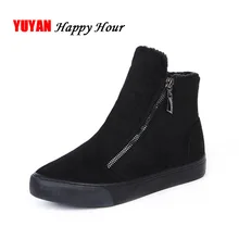 2019 Winter Snow Boots Women Winter Shoes Zip Warm Plush for Cold Winter Fashion Women’s Boots Sweet Ladies Brand Ankle Botas