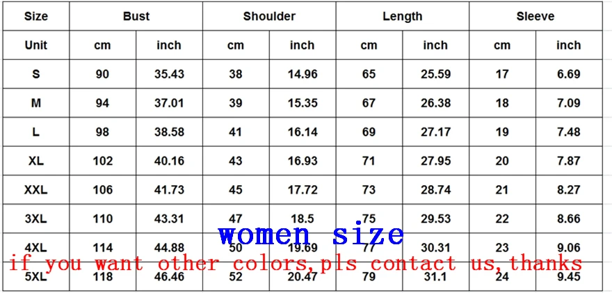 women size1