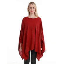 New Fashionable Women Acrylic Thin Knitpattern Loose Sweater Large Size Sweaters Pullover Poncho 