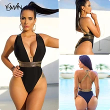 Сексуальный цельный купальный костюм s бинты Biniki Бразильский бикини-боди сексуальная летняя пляжная одежда купальный костюм Глубокий V микро бикини