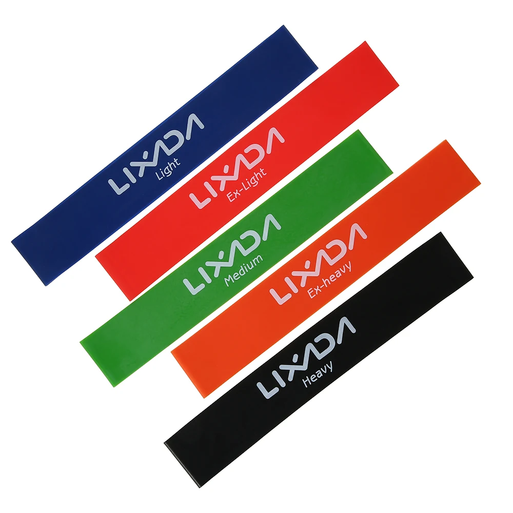 Lixada 4 шт./5 шт. фитнес-Эспандеры power Latex Pull Up Band гимнастическая веревка упражнения эластичные ремни петля ремень Пилатес