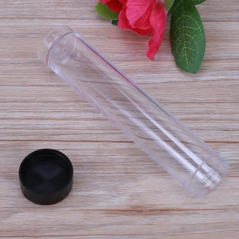 5 шт. пластиковые бутылки для валяния Иглодержатель коробка функциональная Прозрачная черная крышка контейнер для игл швейные инструменты