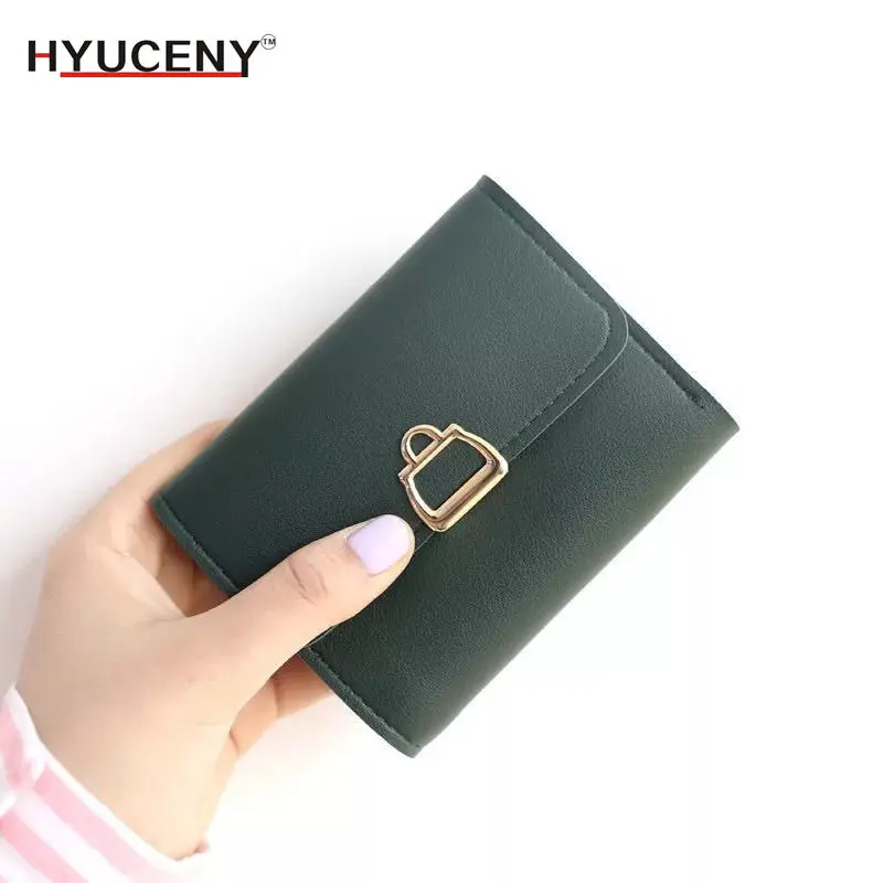 

2018 Fashion Designer Famous Brand Luxury Women's Wallet Purse Female Small wallet perse Portomonee portfolio lady short cartera
