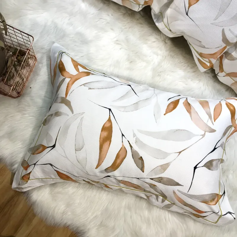 Waliicorners 4pcs Collection Floral print Duvet cover 100%Cotton Soft Bedding Set queen size king Bed sheets or fitted sheet pillow shams 55 IMG_6612