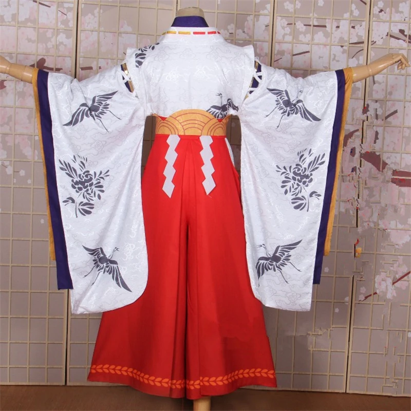 Onmyoji Новый SSR Yu Yujin косплей костюм игра Униформа костюмы ведьмы Одежда