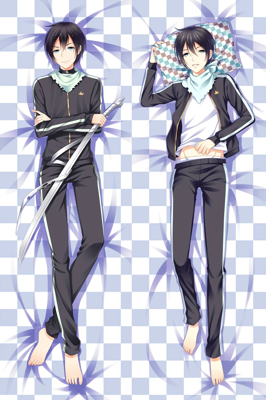 2018 July наволочка с аниме персонажами Noragami крутой мальчик YATO Yukine Dakimakura для подушки