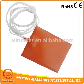 

Slicone 360 x 340mm from 340 to 370 Watts at 24 Volts with 100K Thermistor and 3M Tape