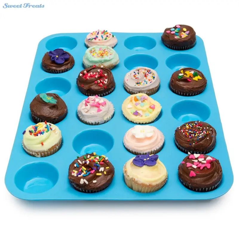Mini-Muffin-Puncakes-Biscuit-Pans-24-Cupcakes-Silicone-Mold-Cups-Mold-Non-Stick-Tray-Bakeware-Baking (1)
