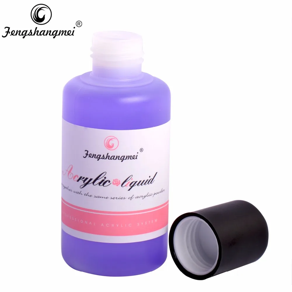 Fengshangmei Acrylic Nail Kit 3 Colors Crystal Nail Art Manicure 3D Design Acrylic Powder Liquid Set