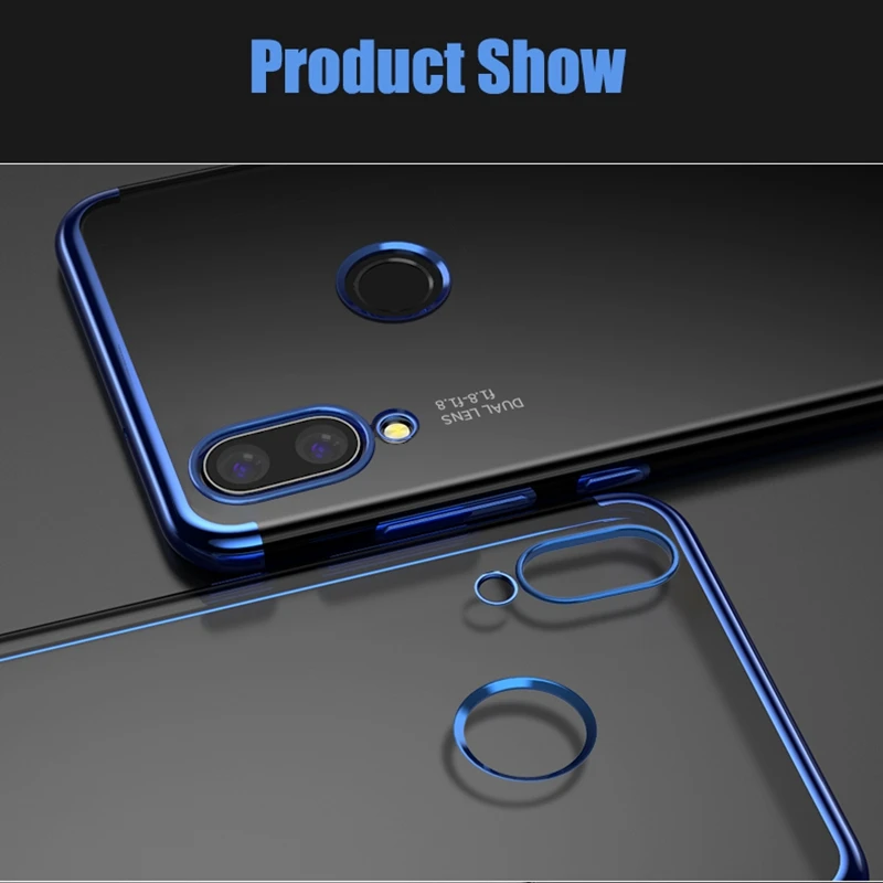 Ультратонкий Прозрачный чехол для телефона huawei p20lite p30pro mate10 20 Nova4 Мягкий ТПУ