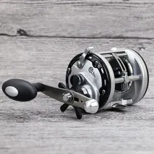 Anzhenji литая рыболовная Катушка лодка колесная приманка 12+ 1BB литая Троллинг барабанная катушка
