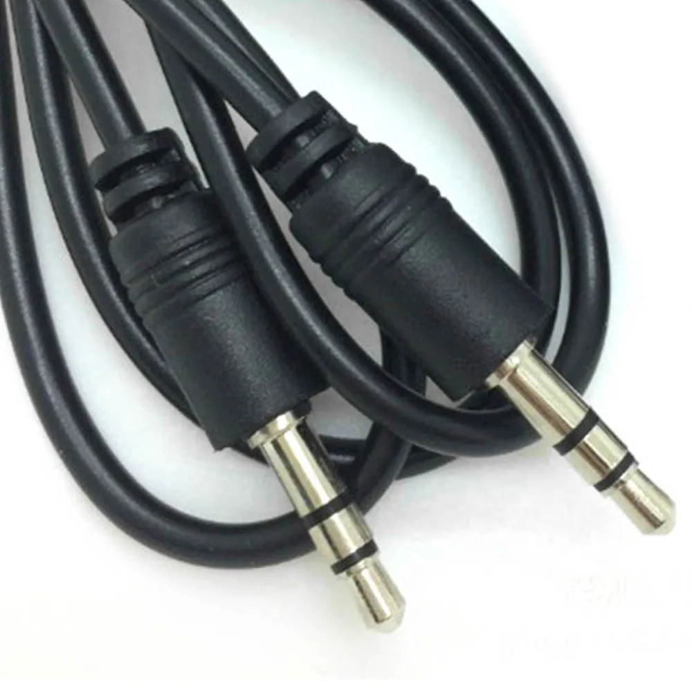 1 м 3,5 мм Jack кабель штекер 3,5 мм jack Male AUX аудио стерео кабель наушников запасной шнур 3,5 мм для Xiaomi Телефоны наушники