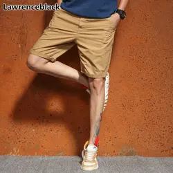 Lawrenceblack Для мужчин шорты 2018 Новые поступления Повседневное Бермуды короткие брюки мода лето мужской хлопок брюки-карго тренировки шорты 1206