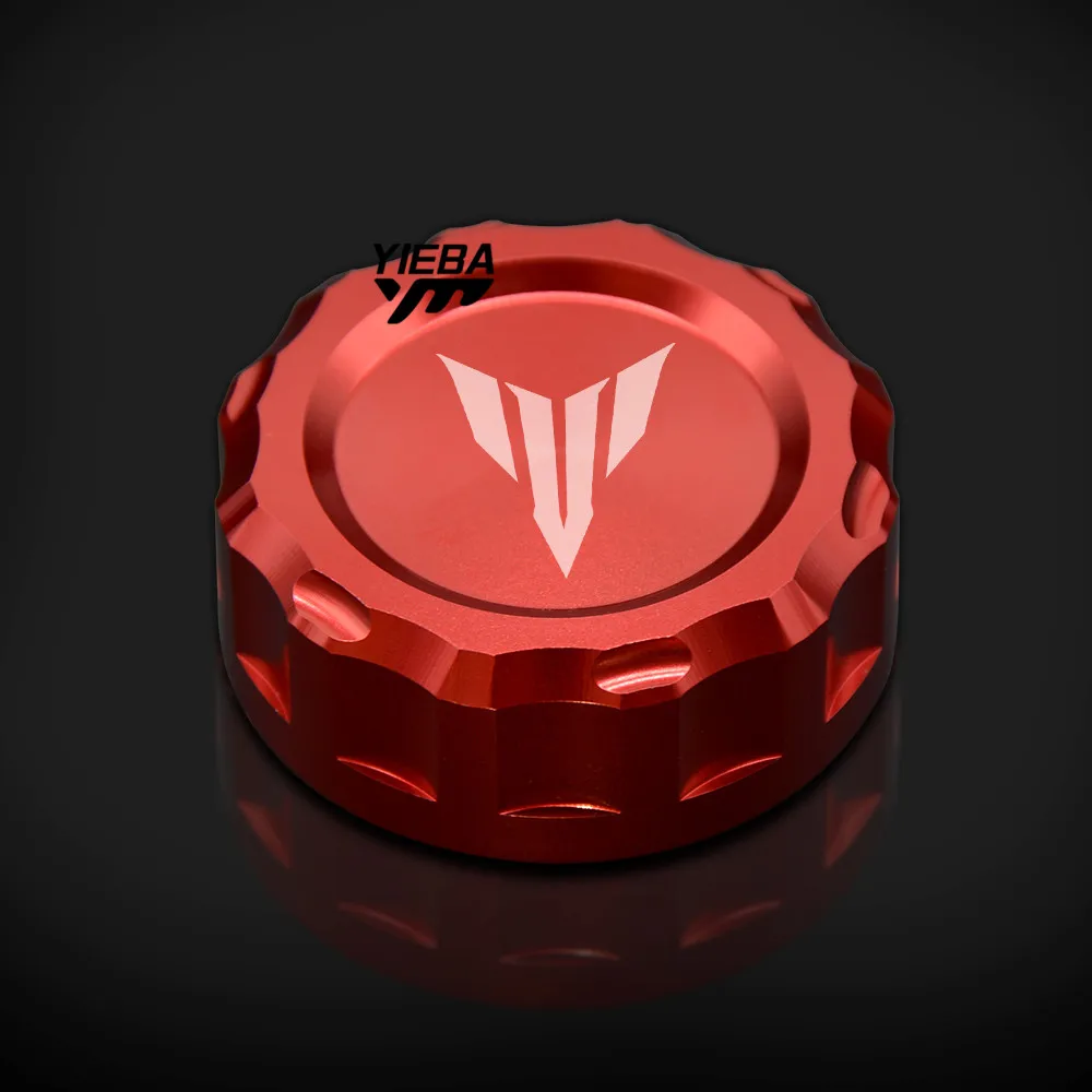 Motorbike Rear Fluid Reservoir Cover Cap FZ07 FZ09 For Yamaha MT03 MT25 MT09 MT07 MT-10 MT 03 25 07 09 with MT MT-09 LOGO