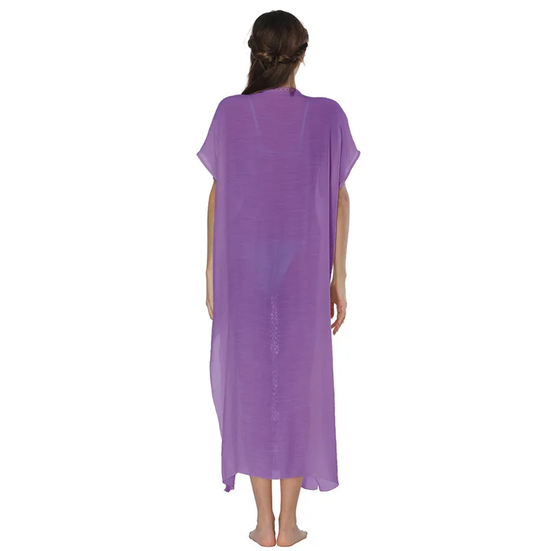 Элегантное Длинное Макси абайя индейка сексуальное с v-образным вырезом Свободное длинное летнее мусульманское платье Ближний Восток