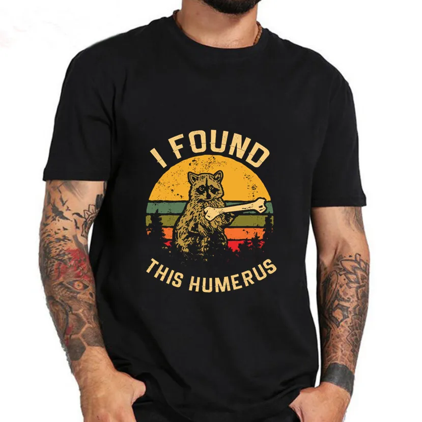 Аниме I found this humerus футболка с енотом Мужская стражи Галактики ракета енот плюс