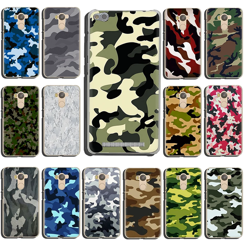 

Army Camo Camouflage Pattern Hard phone case for Xiaomi Redmi 5A 5 Plus 6A 6 Pro 7 GO Note 4 4X 5 6 7 8 Pro
