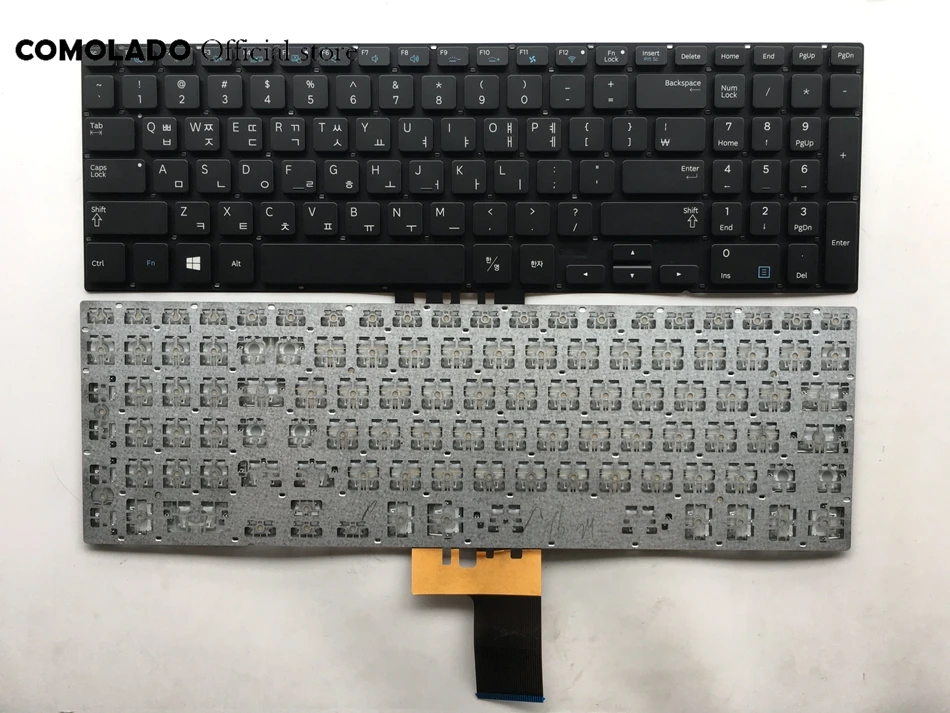 KR Korean Laptop keyboard For Samsung NP880Z5 Black without frame KR Layout
