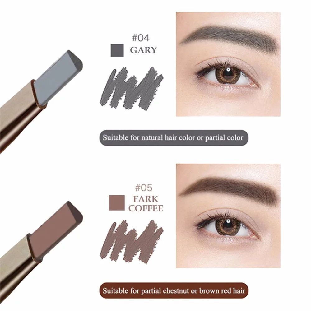 

Eye Brow Tint Cosmetics Eyebrow Enhancer Paint Tattoo Eyebrow Pencil Waterproof Black Brown Makeup Eyebrow Shadow Pencil