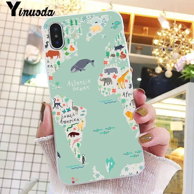 Мягкий силиконовый чехол Yinuoda для iPhone 8 7 6 6S Plus X XS MAX 5 5S SE XR 10 11 pro max|Чехлы-накладки| |