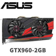 Asus GTX-960-OC-2GB GT960 GTX960 2G D5 DDR5 128 бит nVIDIA PC настольные видеокарты PCI Express 3,0 компьютерные графические карты