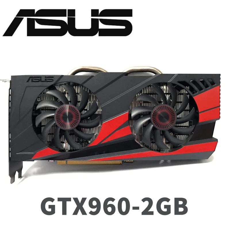Ceny Asus GTX 960 OC 2GB GT960 GTX960 2G D5 DDR5 128 Bit nVIDIA komputer stacjonarny karty graficzne pci express 3.0 komputer karty graficzne
