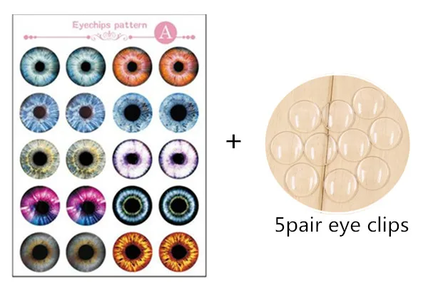 5 пар/лот 14 мм цветные стеклянные глазные фишки куклы аксессуары для куклы Blyth аксессуары для глаз DIY модифицированные - Цвет: A