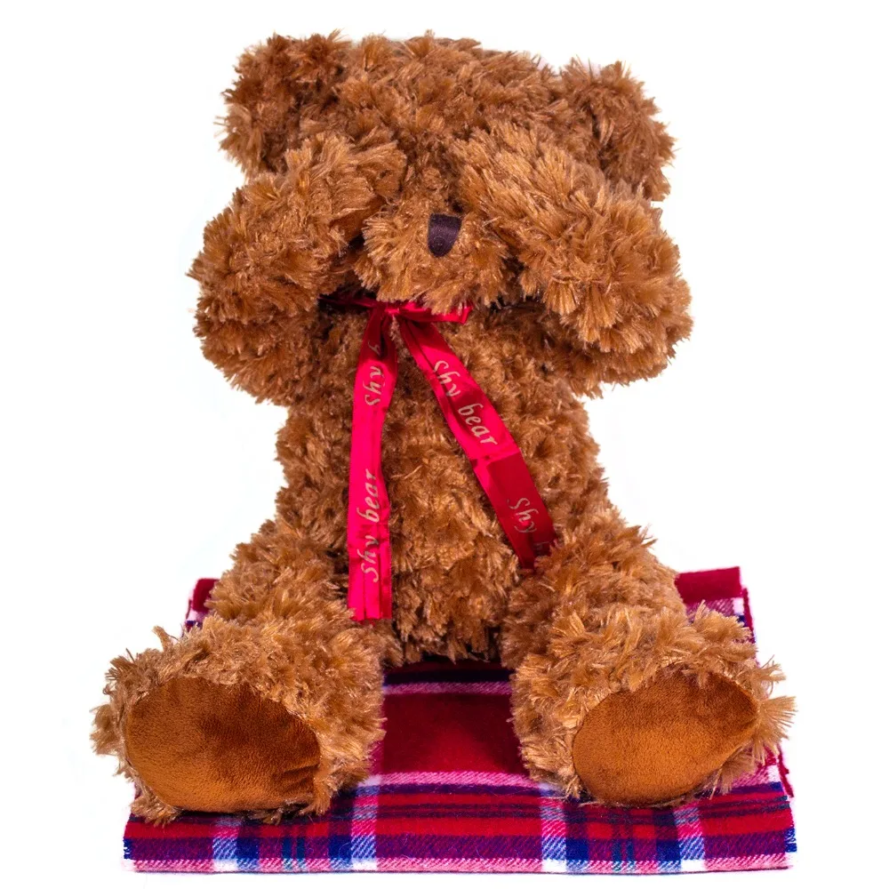 shy teddy bear
