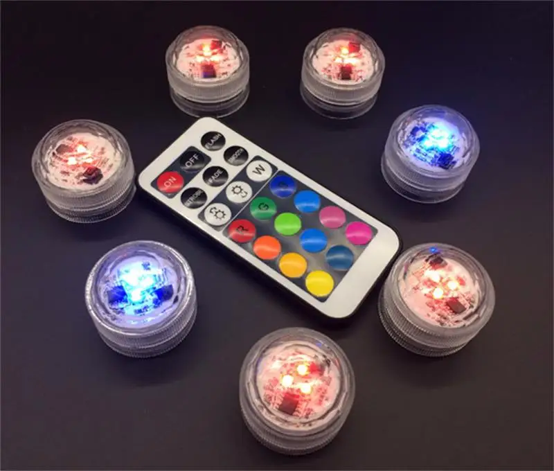 5pcs Romatic Light Colorful Mini Candle Light LED Dive Candle Lamp