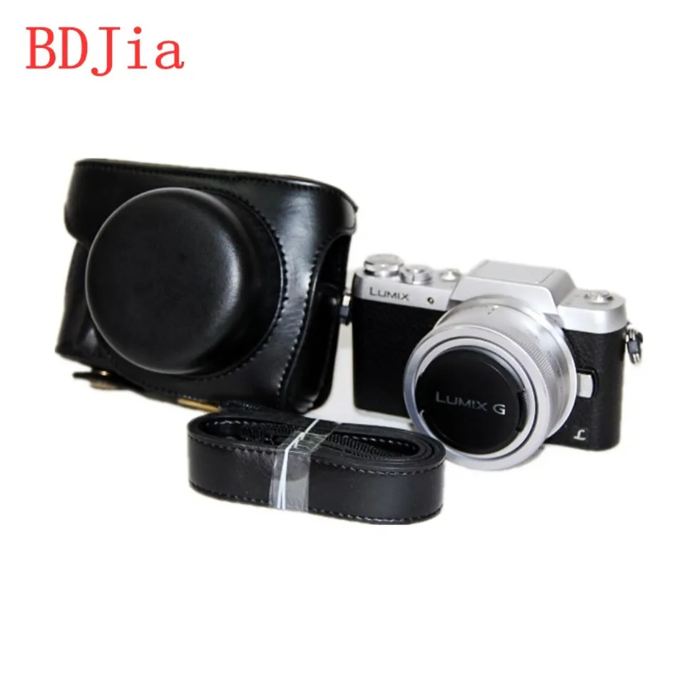 Новый кожаный чехол сумка для камеры Panasonic Lumix GF10 GF9 GF8 GF7 12 32 мм объектив камера с